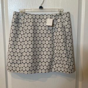 J.Crew Sz 6 skirt Black and white  NWT